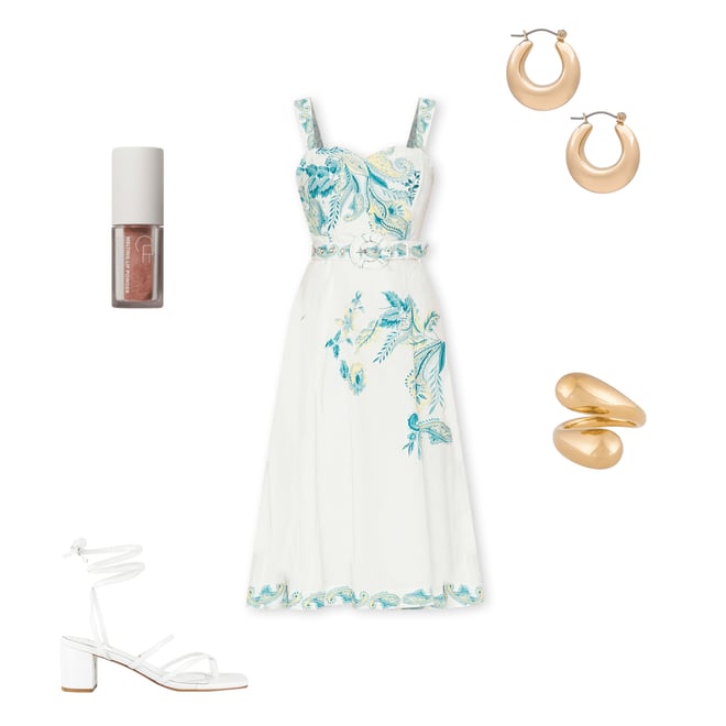 2nd bundle featuring 4 items which compliment Midi Dress With Buckle Belt