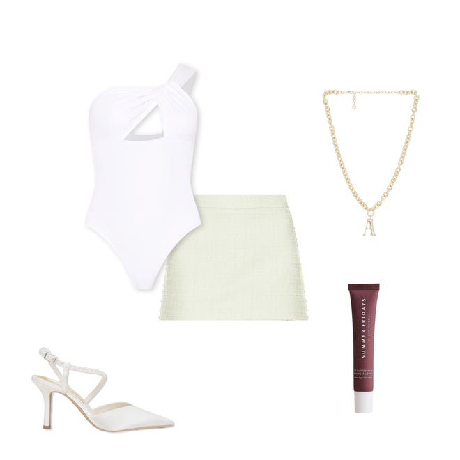 2nd bundle featuring 4 items which compliment Jimena One Shoulder Bodysuit