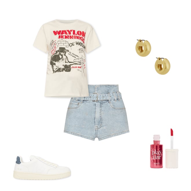 2nd bundle featuring 4 items which compliment Waylon Jennings Ol Waylon Tour Tee