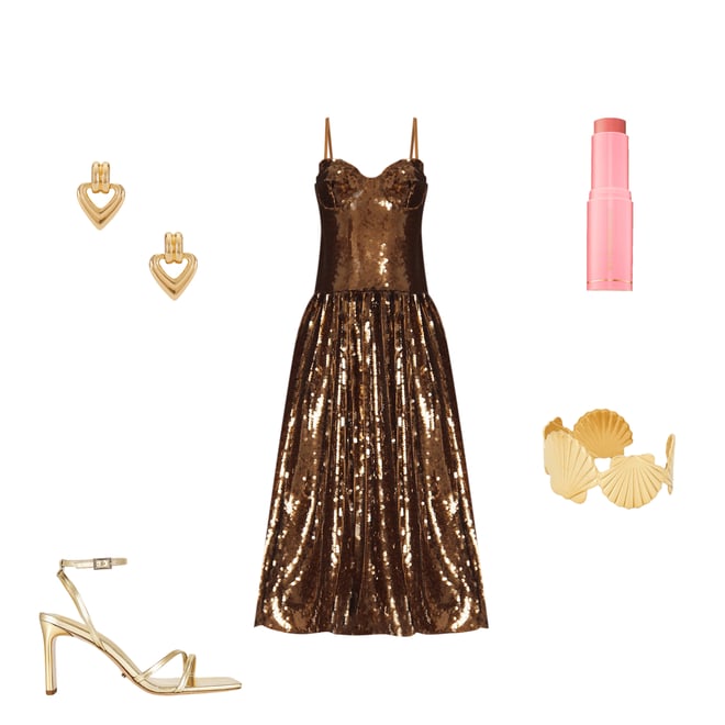 1st bundle featuring 4 items which compliment Sequin Midi Dress