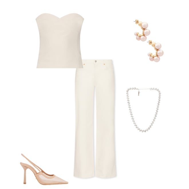 1st bundle featuring 4 items which compliment Marina Sweetheart Top