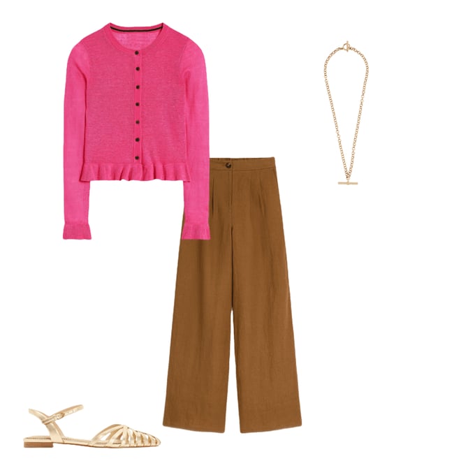4th bundle featuring 3 items which compliment Dulwich Linen Pants-Gingerbread