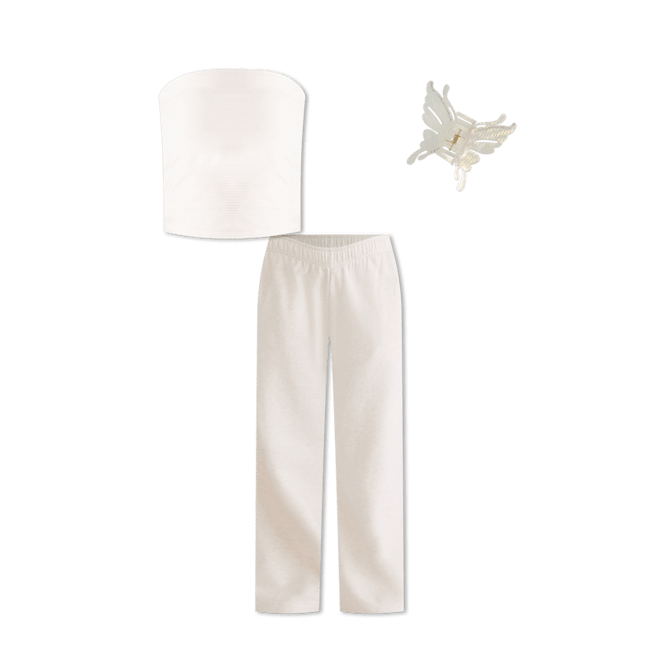 High-Rise Straight Leg Sweatpants