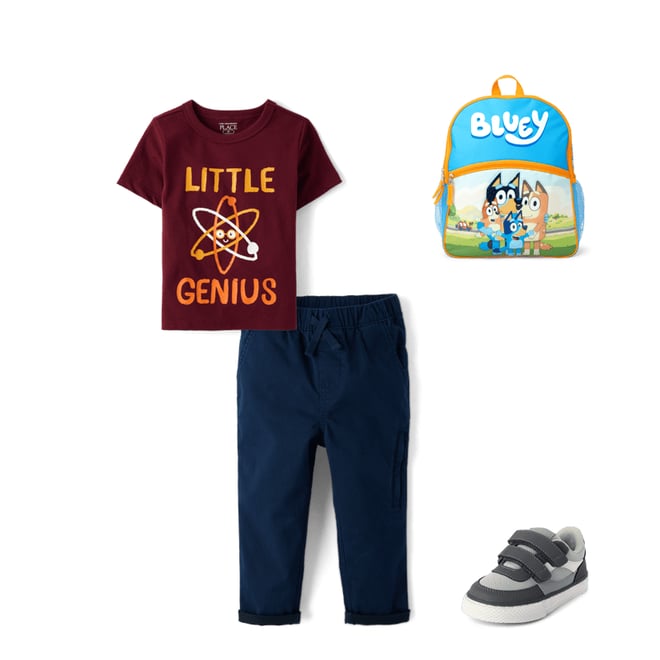 4th bundle featuring 3 items which compliment Baby And Toddler Boys Little Genius Graphic Tee