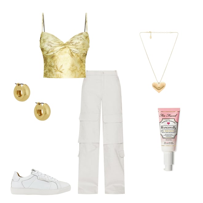 3rd bundle featuring 5 items which compliment Printed Lame Top