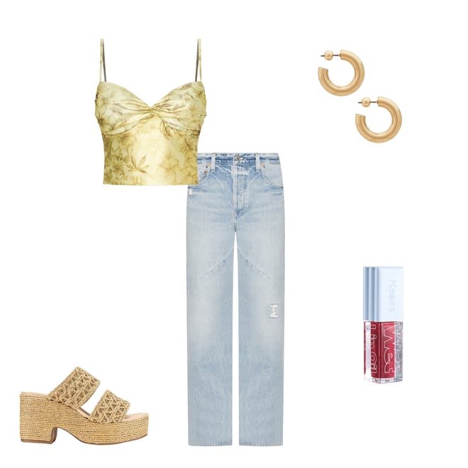 2nd bundle featuring 4 items which compliment Printed Lame Top