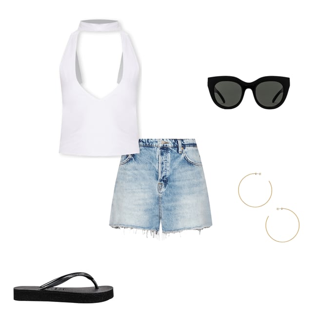 1st bundle featuring 4 items which compliment Jessalyn Halter Top