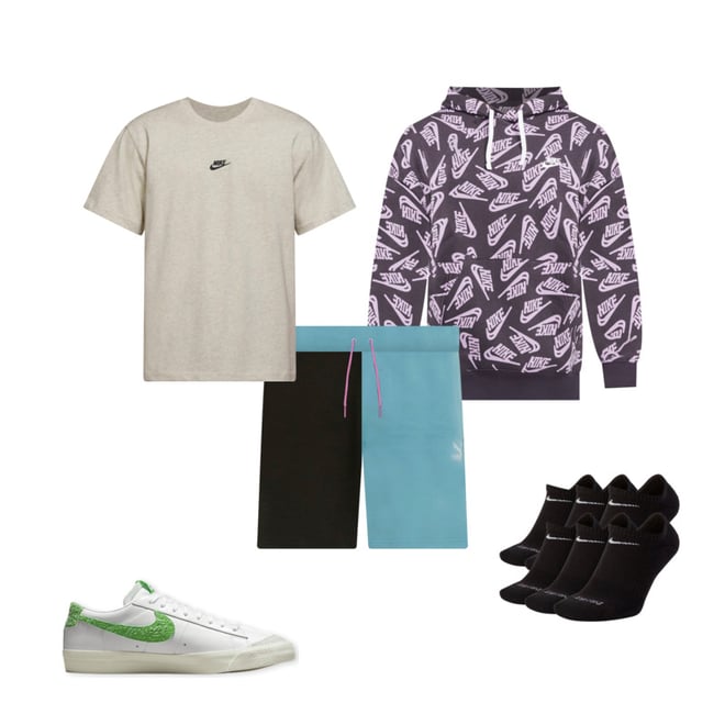 Nike Blazer Low 77 Vintage White Sail Mean Green Men S Shoe Hibbett City Gear