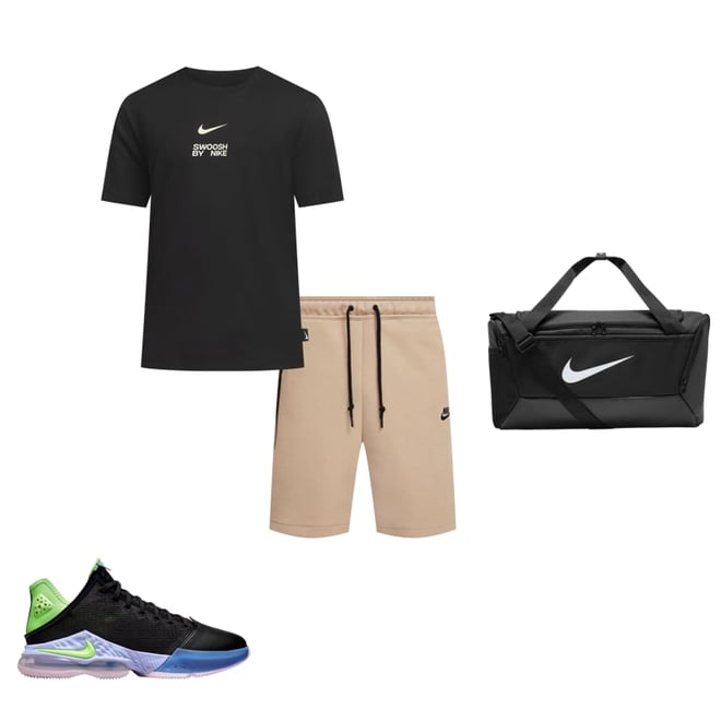 Nike LeBron 19 Low Men's Basketball Shoes Black-Ghost Green-Purple – Sports  Plaza NY
