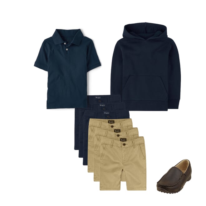 4th bundle featuring 3 items which compliment Boys Uniform Soft Jersey Polo