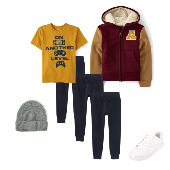 2nd bundle featuring 4 items which compliment Kids Fleece Jogger Pants 3-Pack
