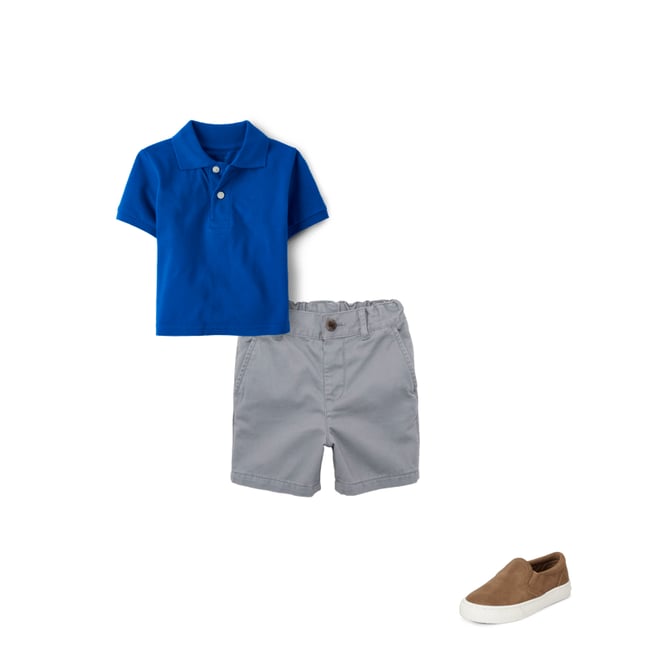 3rd bundle featuring 2 items which compliment Baby and Toddler Boys Uniform Stretch Chino Shorts