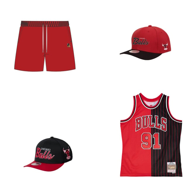  Team Script 2.0 Snapback Chicago Bulls : Sports & Outdoors