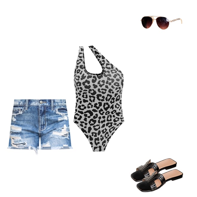 Animal Print Swimwear & Accessories