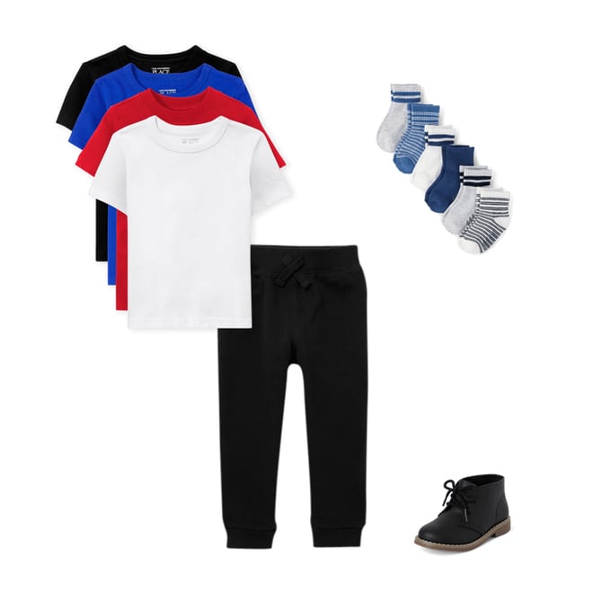 1st bundle featuring 3 items which compliment Baby And Toddler Boys Tee Shirt 4-Pack