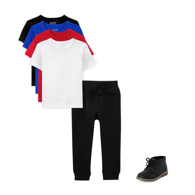 1st bundle featuring 2 items which compliment Baby And Toddler Boys Tee Shirt 4-Pack
