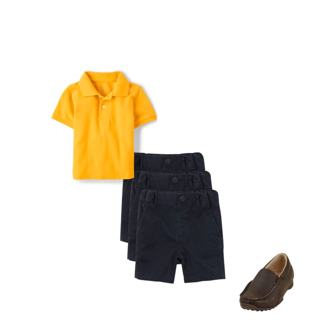 3rd bundle featuring 2 items which compliment Baby And Toddler Boys Uniform Stretch Chino Shorts 3-Pack