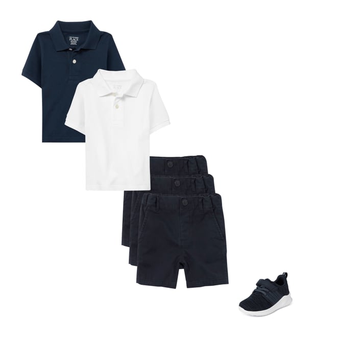 3rd bundle featuring 2 items which compliment Baby And Toddler Uniform Pique Polo 2-Pack