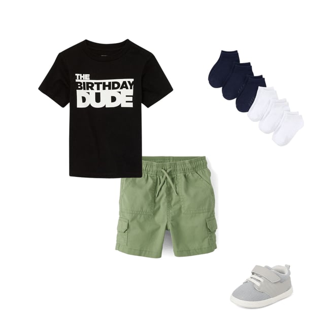 1st bundle featuring 3 items which compliment Baby And Toddler Boys Matching Family Birthday Graphic Tee