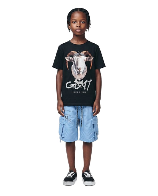 Big Boys' GOAT Graphic Tee Black - Relaxed Fit | Hibbett