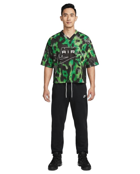 Nike Air Woven Jersey Men's Green/Black Oversized | Hibbett