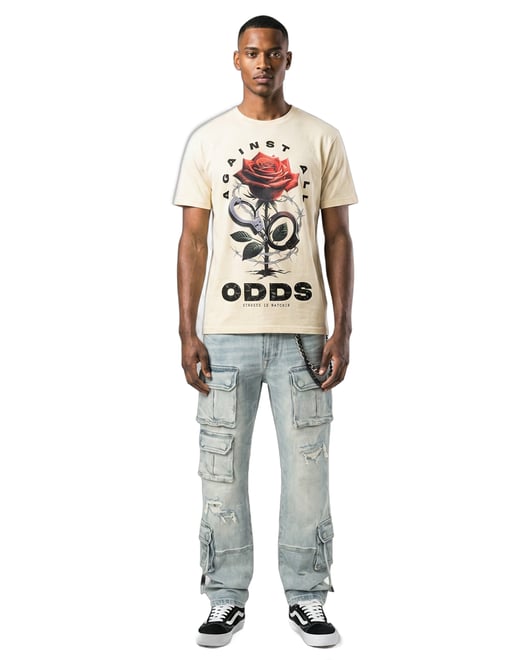Men's Against All Odds Graphic Tee - Cream | Hibbett