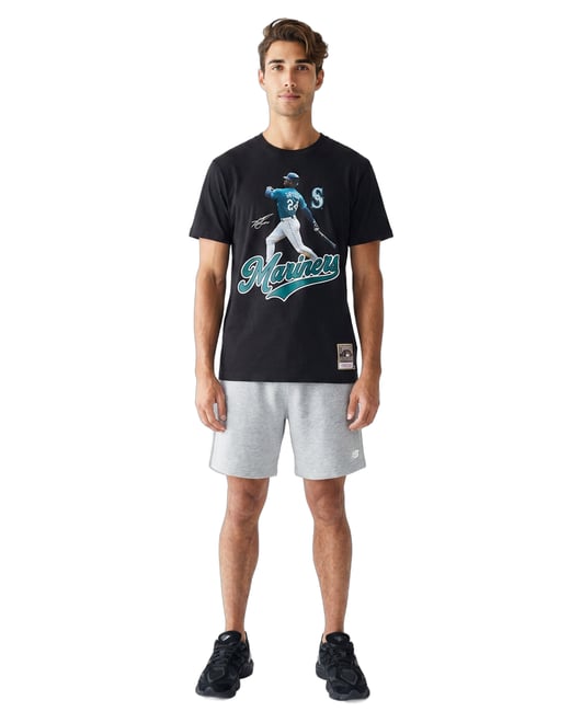 Mitchell & Ness Seattle Mariners Ken Griffey Jr. Emerald Tee - Black