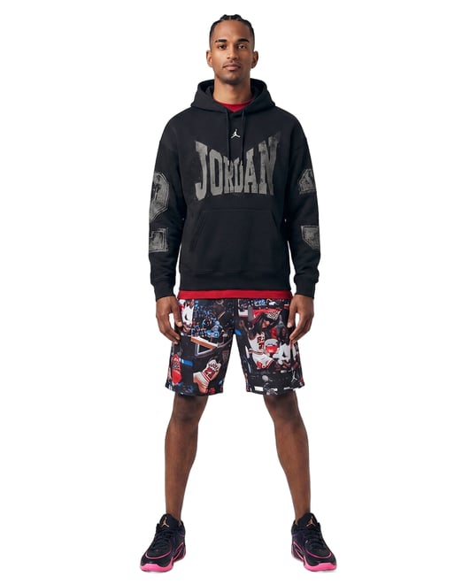 Jordan Brooklyn Collegiate Pullover Hoodie - Black | Hibbett