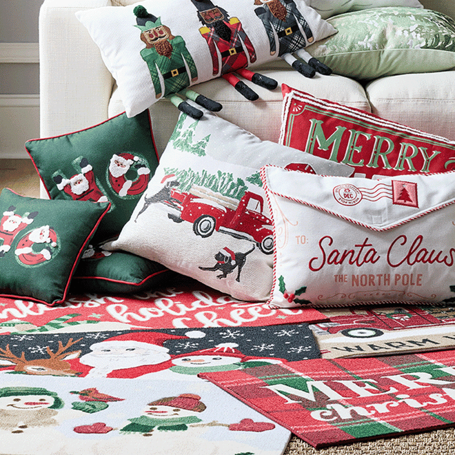 17 Affordable Christmas Throw Pillows