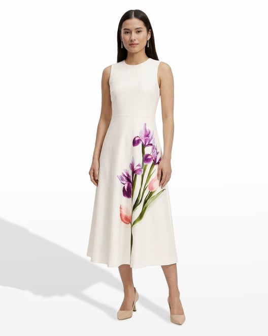 3 4 midi dress Esme Dress in Pyrite Medium