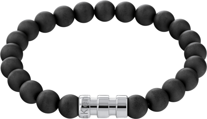 Men's Gray Matte Onyx Bracelet