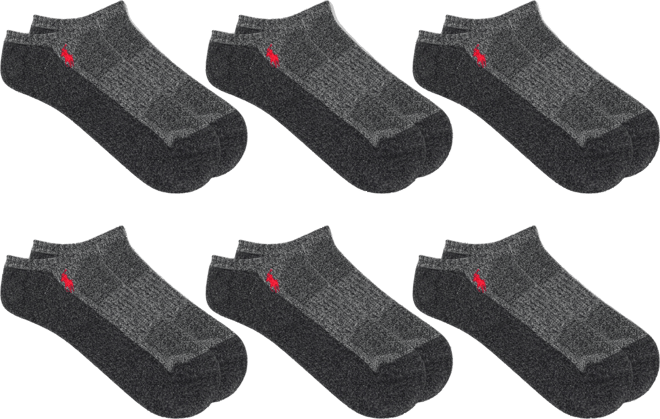 Men's 6-Pk. Performance Red Pony Low Cut Socks