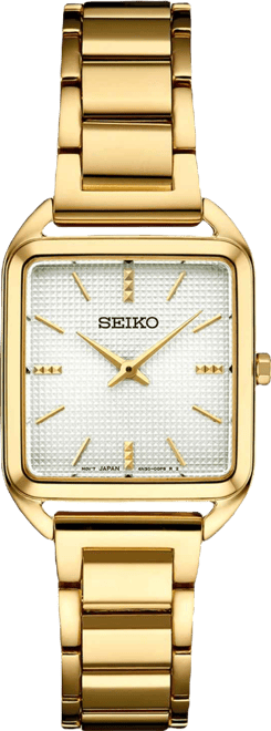 Women's Essentials Gold-Tone Stainless Steel Bracelet Watch 26mm