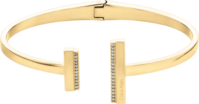 Women's Carnation Gold-Tone Bangle Bracelet