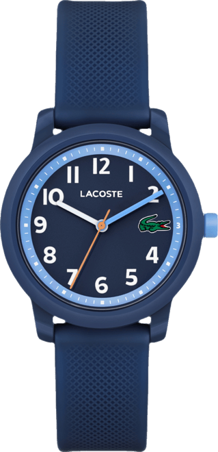 Kids L.12.12 Light Navy Silicone Strap Watch 32mm