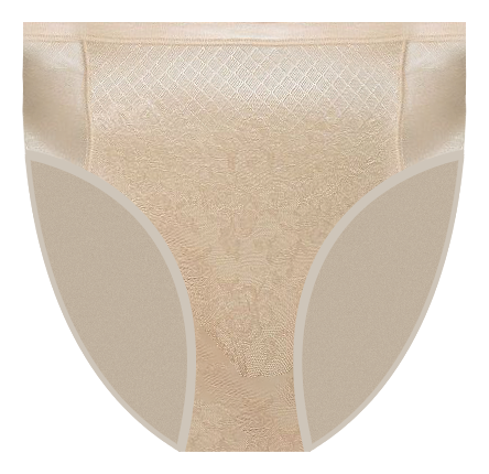 Vanity Fair Womens Smoothing Comfort Brief With Lace 13262 - Star