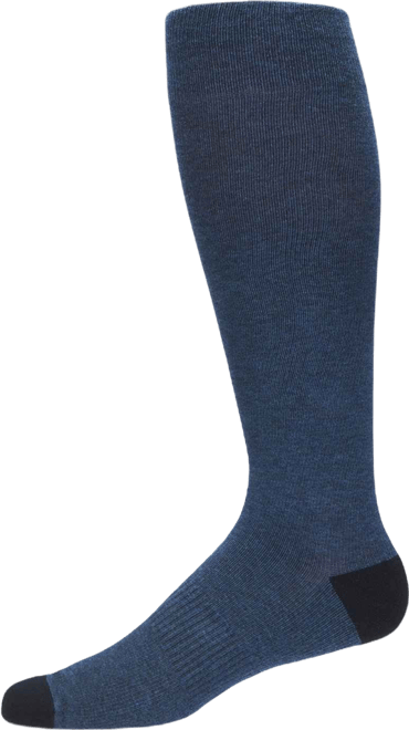 Men's Solid Cotton Compression Socks