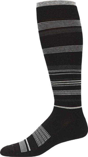 Men's Multi Striped Cotton Compression Socks UOY06868