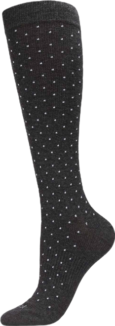 Men's Swiss Dot Cotton Compression Socks
