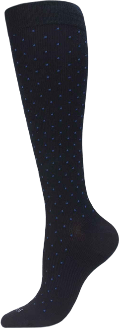 Men's Swiss Dot Cotton Compression Socks