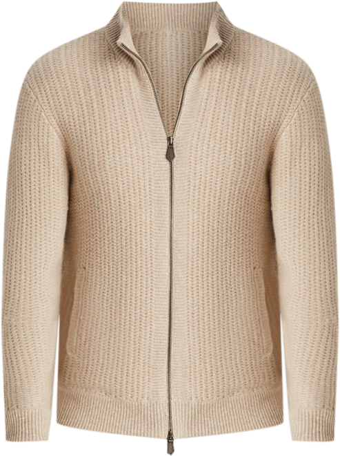 Bloomingdales The Mens Store Wool Sweater Cardigan Full Zip 2024 Pockets Men's Medium