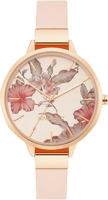 Nine west best sale women's strap watch