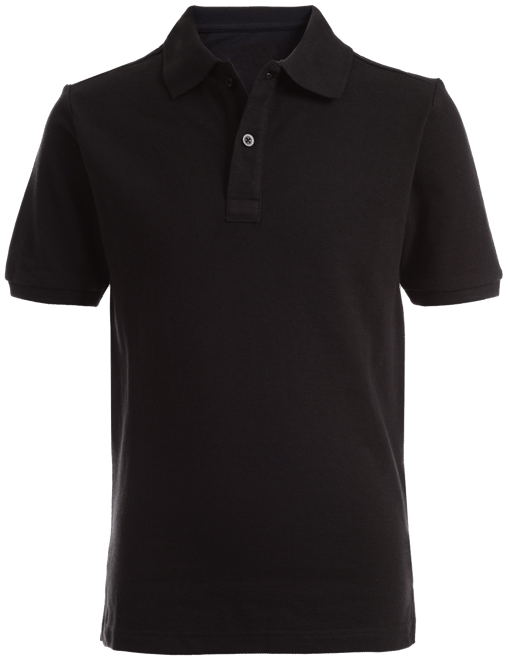 Big Boys Uniform Stretch Double Pique Polo