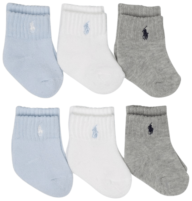 Polo Ralph Lauren Tennis Logo Crew Sock 2-Pack