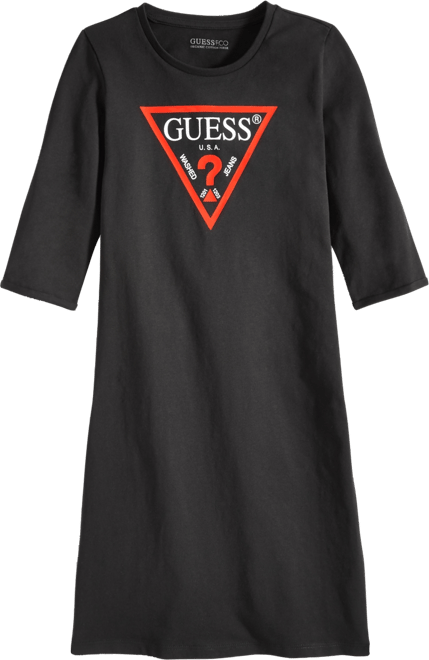 Big Girls Triangle Long Sleeve T-shirt Dress