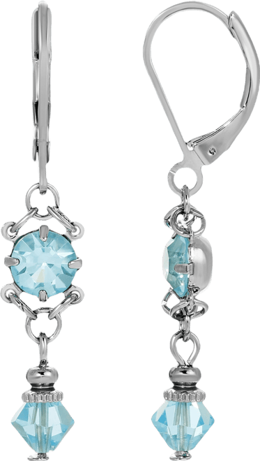 Aqua Drop Earrings