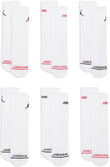 Jordan Older Kids' Legend Crew Socks (6 Pairs)
