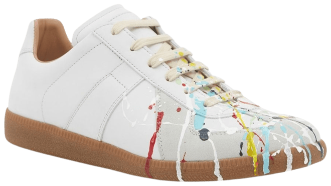 Maison Margiela Men's Replica Painter Low Top Sneakers
