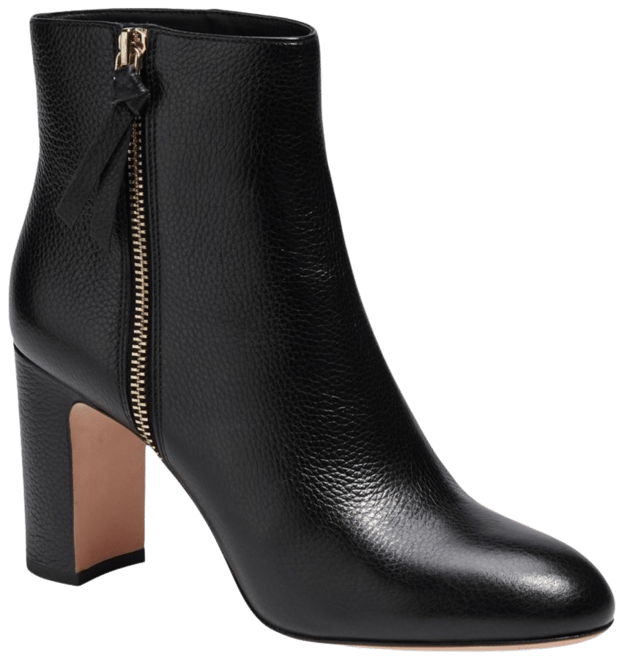 Kate spade black on sale booties