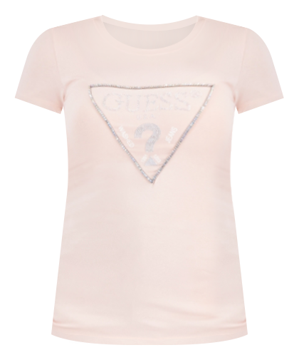 GUESS Women's Embellished Logo T-Shirt - Macy's